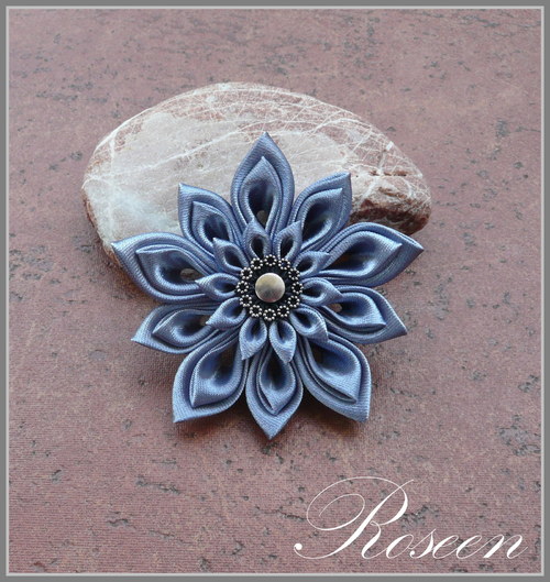 Kanzashi spona/brož Akemi — foto 1