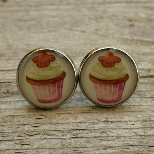 Cupcake (náušnice) — foto 1
