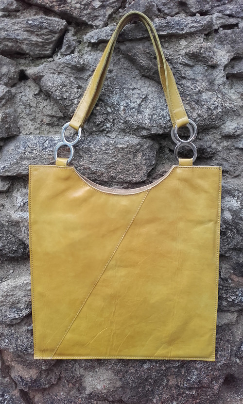Kožená kabelka "giallo" — foto 1