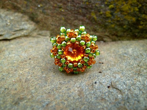 Swarovski prstýnek "Mandarinka"- dětský! — foto 1