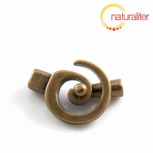 Zapínání spirála, starobronz — foto 1