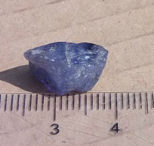Tanzanit surový - B155 — foto 1