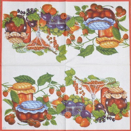 ZA 046 - ubrousek 33x33 - marmeládky