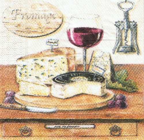 ZA 057 - ubrousek 33x33 - fromage