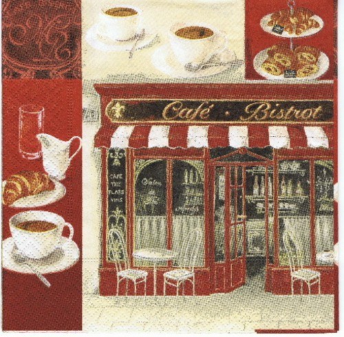 ZA 063 R2S - ubrousek 33x33 - cafe bistro