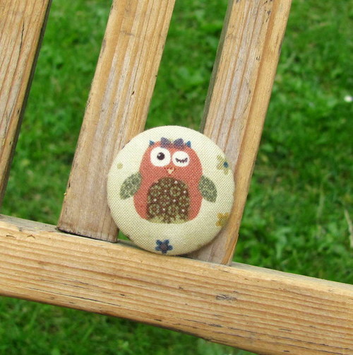 Sovička uličnice - knoflík — foto 1