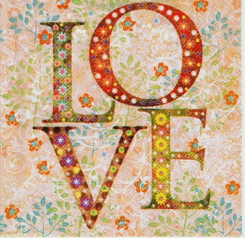 OS 031 - ubrousek 33x33 -LOVE