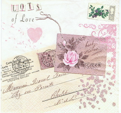 OS 035 HF- ubrousek 33x33 -Lots of Love
