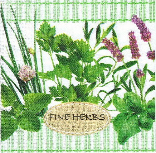 BY 062 PPD - ubrousek 33X33 - fine herbs — foto 1