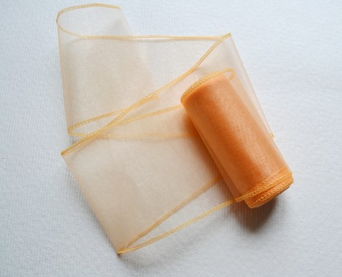 Organza stuha meruňková — foto 1