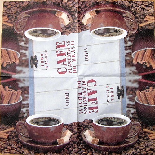 KC 011 HF- ubrousek 33x33 - cafe 1868