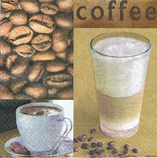 KC 013 - ubrousek 33x33 - coffee