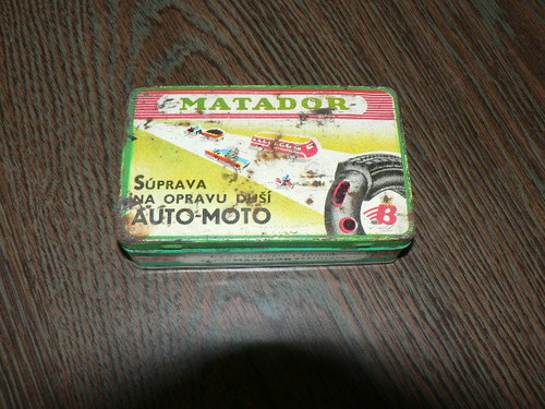 Plechová krabička -MATADOR — foto 1
