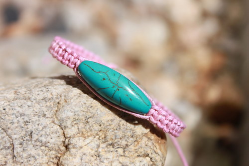 ELEGANCE.. Náramek makramé/shamballa — foto 1