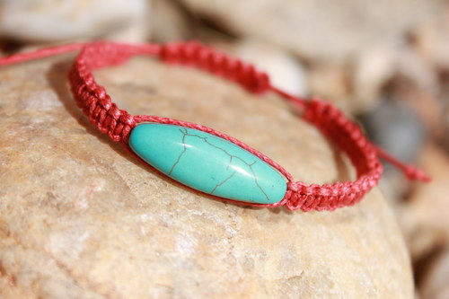 ELEGANCE.. Náramek makramé/shamballa — foto 1