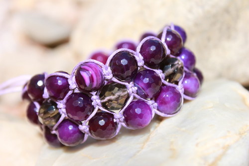 Náramek trojitý / Triple shamballa — foto 1