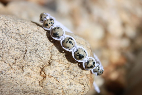 Náramek makramé/shamballa — foto 1