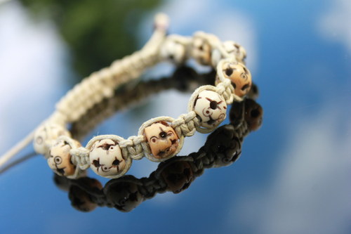 Náramek makramé/shamballa — foto 1