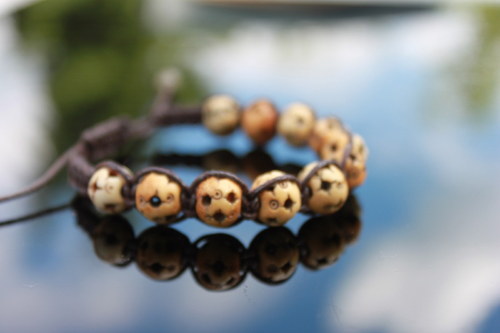 Náramek makramé/shamballa — foto 1