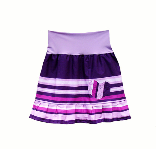 Purple heart - sukně ....... vel. S - M — foto 1