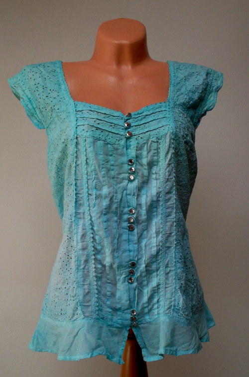 Romantic,,malovaná halenka,top — foto 1