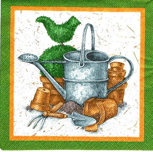 ZA 089 - ubrousek na decoupage 33x33 - konev...