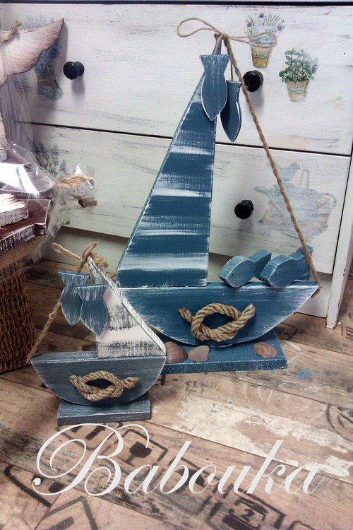 Velká plachetnice-45cm — foto 1