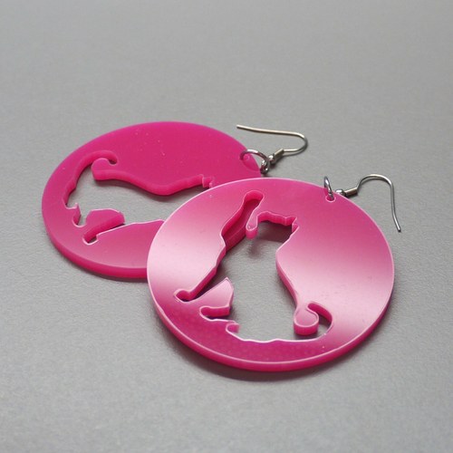 Pro kočku III...pink...chirurgická ocel — foto 1