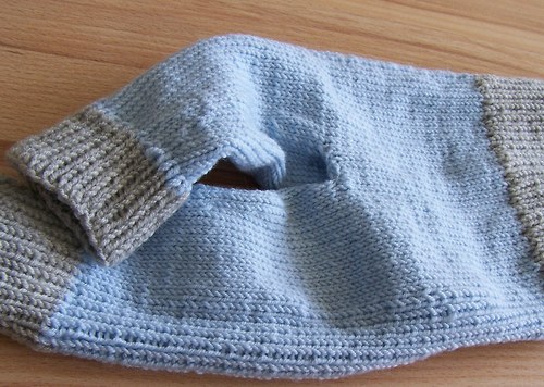 Vlňáčky modrošedé - 100% merino — foto 1