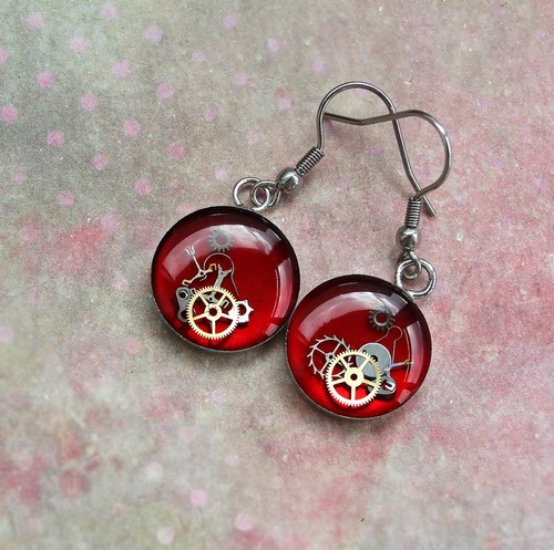Earings /red/ — foto 1