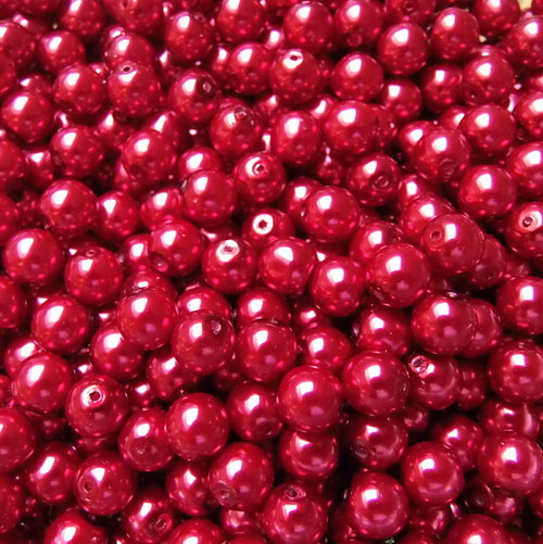 Voskované perly 6 mm