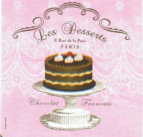 KM 003 PPD - ubrousek 33x33 - les desserts