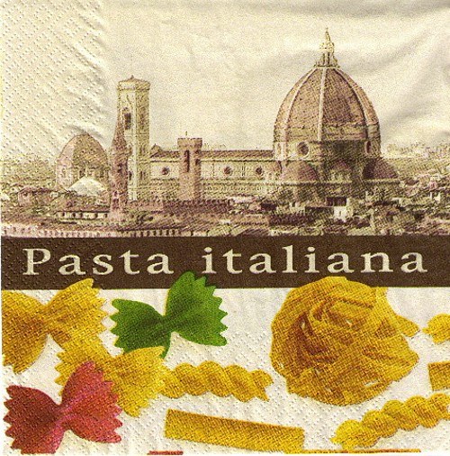 KM 051 - ubrousek 33x33 - pasta italiana
