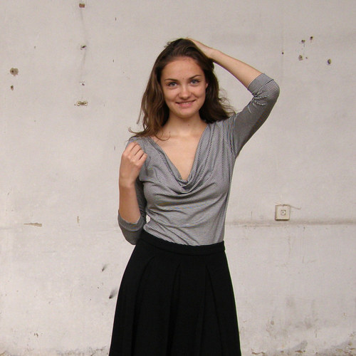 Tričko Black & White Stripe — foto 1