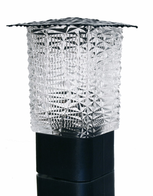 Skleněná Lampa Z Křišťálového Litého Skla