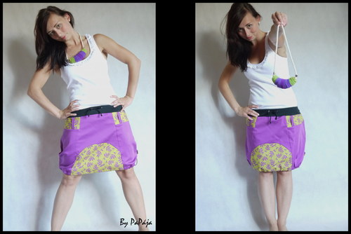 Violet leaf skirt — foto 1