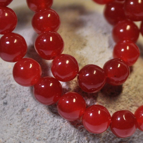 RUBY3019 Rubín kulička 8 mm / 2 ks