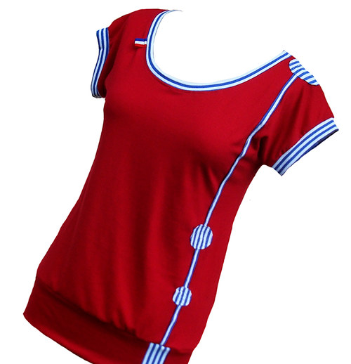 Raspberry sailor - tričko ..... vel. S - M — foto 1