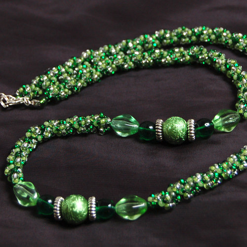 "Miss green" – náhrdelník