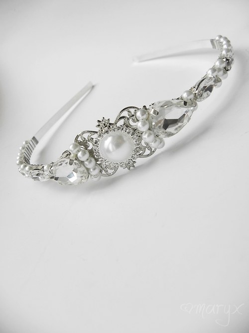 Luxury pearl •svatební čelenka• — foto 1