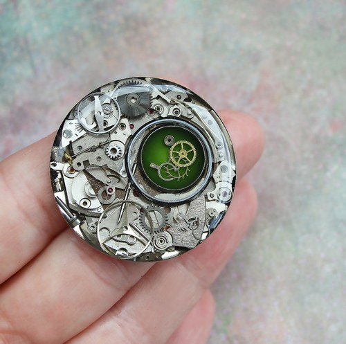 Clear brooch — foto 1