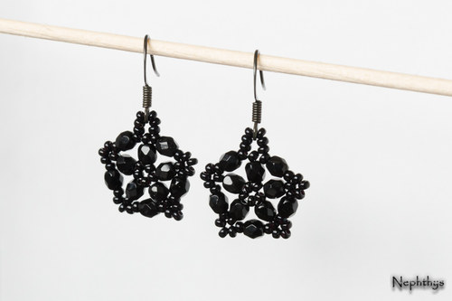 Flowered black