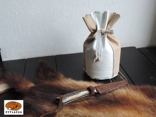 Velký kožený pytlík - měšec — foto 1