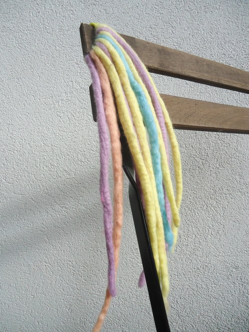Dredy dlouhé - pastelové ... — foto 1