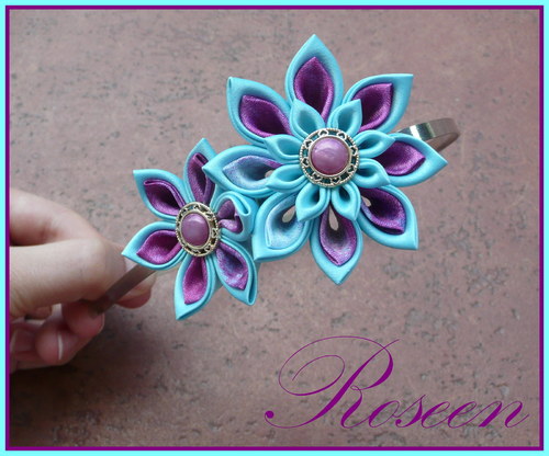 Kanzashi čelenka Izumi — foto 1