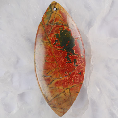 Jaspis Picasso Multicolor (65 x 29 x 6 mm) — foto 1