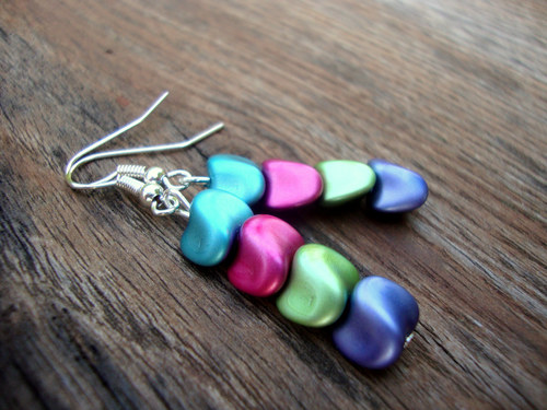 Pastelky...náušnice — foto 1