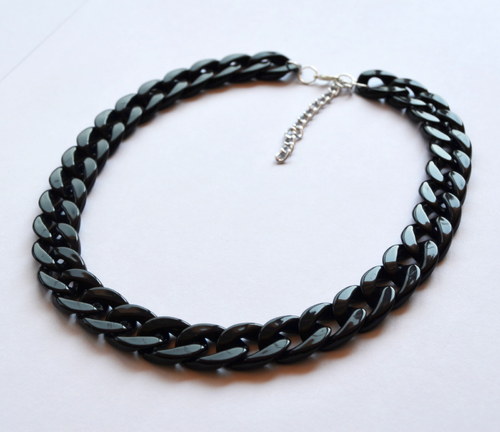 Plastic chain! BLACK! — foto 1