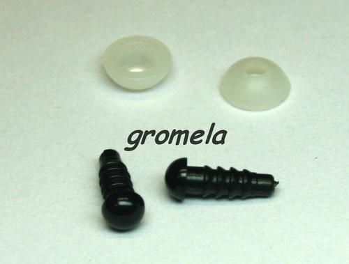 Oči bezpečnostní černé 5 mm