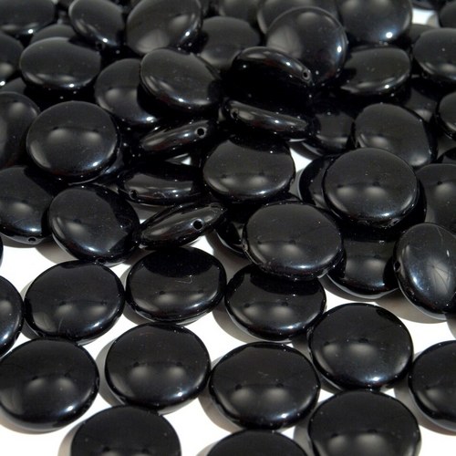 Korálky COLOR placka Ø16mm plast